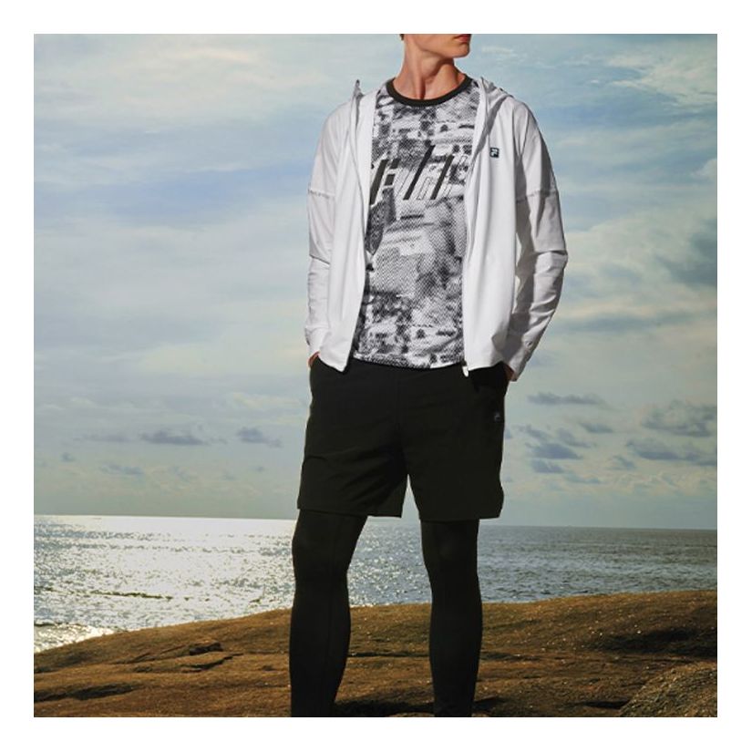 Ветровка FILA Knit Running Jacket Бяло | A11M021502F-WT