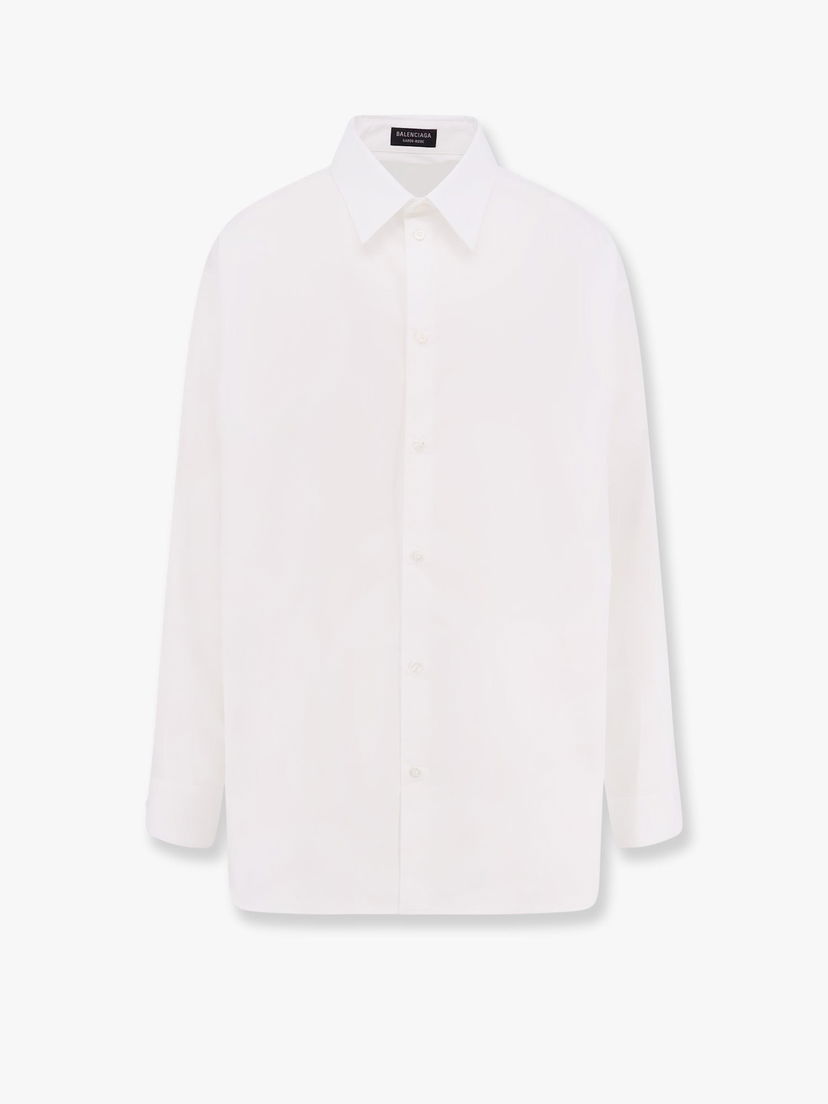 Риза Balenciaga White Relaxed Fit Shirt Бяло | 814008TNM609000