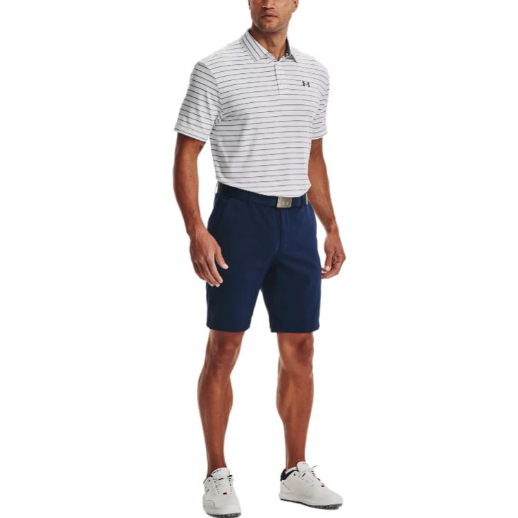 Поло тениска Under Armour Playoff Core Stripe Polo Shirt Бяло | 1351130-014, 0