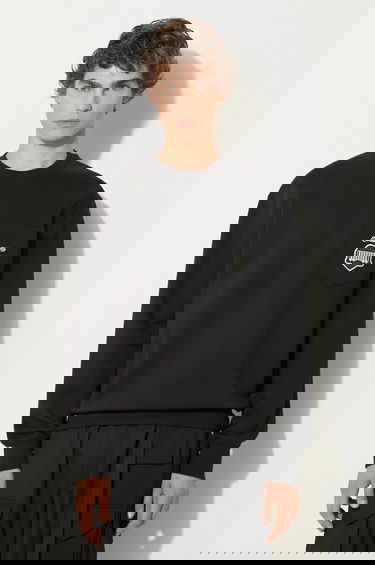 Суитчър Carhartt WIP Heart Train Pocket Crewneck Sweatshirt with Appliqué Черно | I033932.89XX, 0