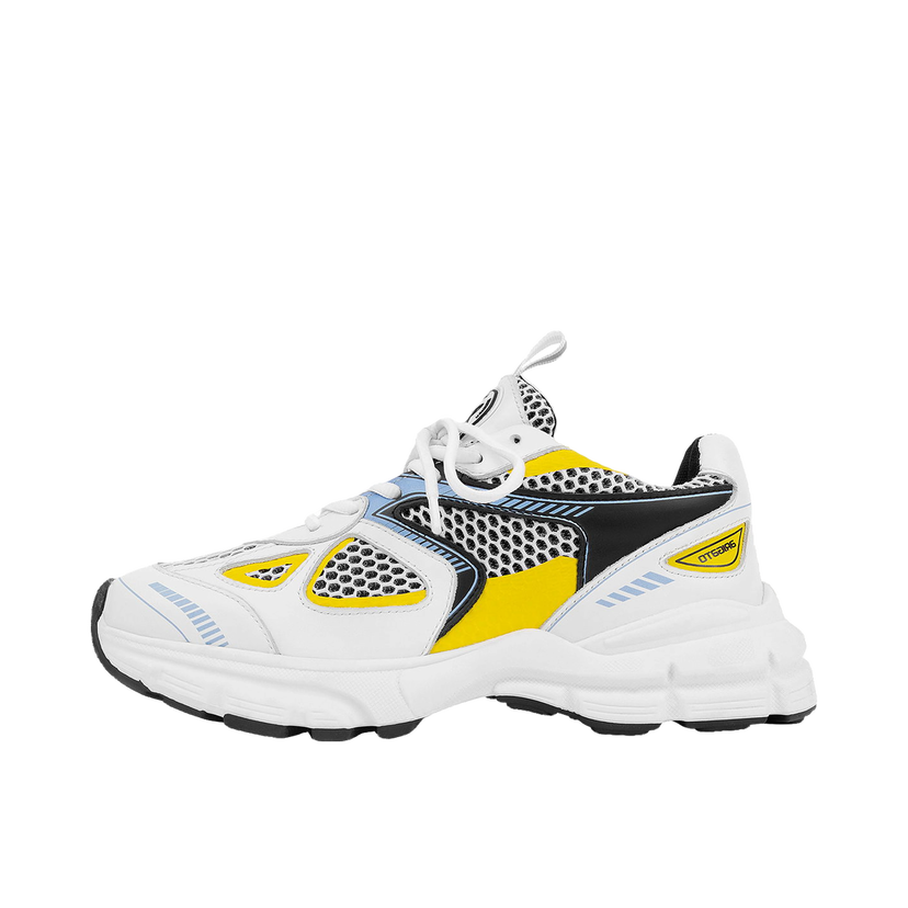 Кецове и обувки AXEL ARIGATO Marathon Runner White Black Yellow Blue (W) Жълто | 93027