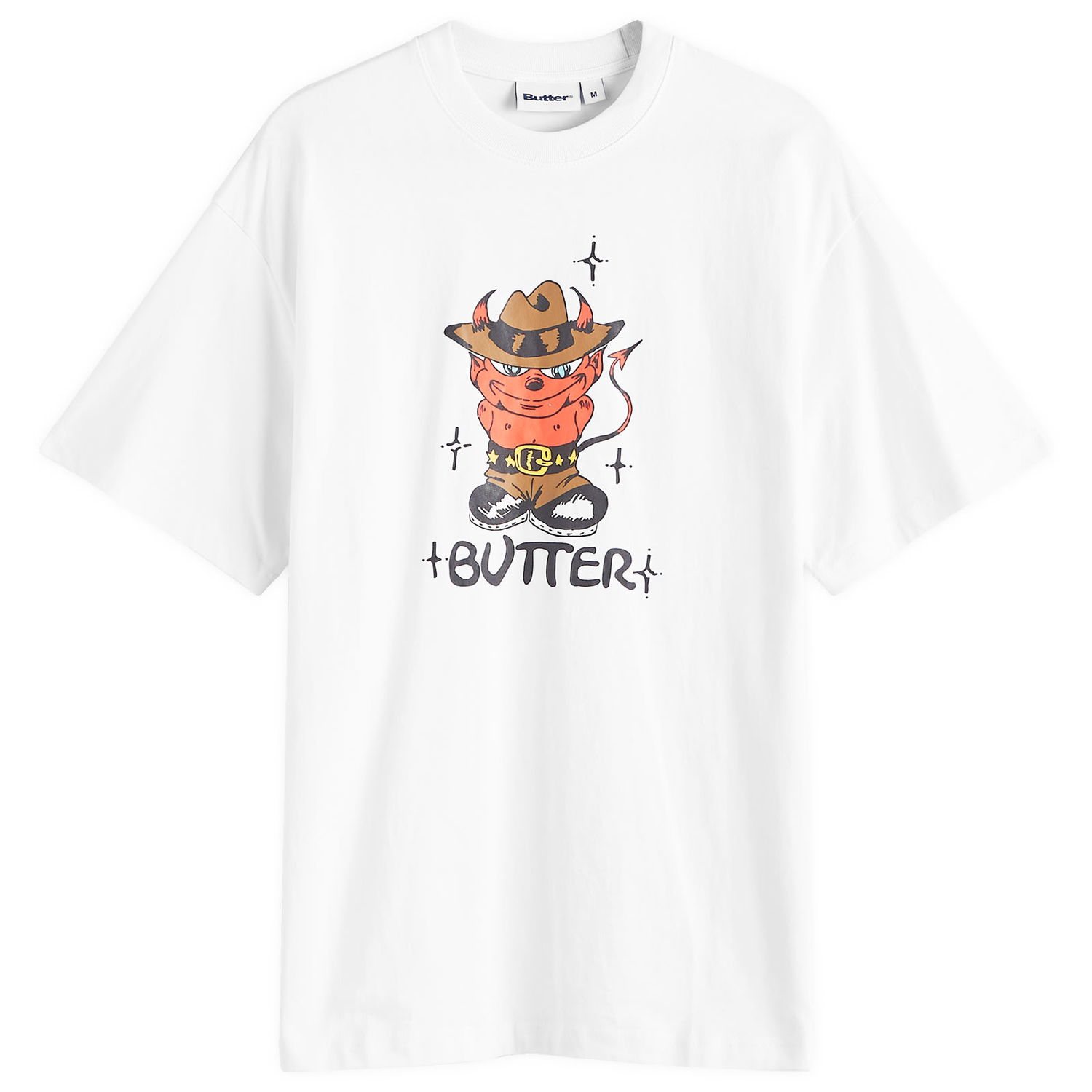 Тениска Butter Goods Devil T-Shirt Бяло | BGQ224D20201, 0