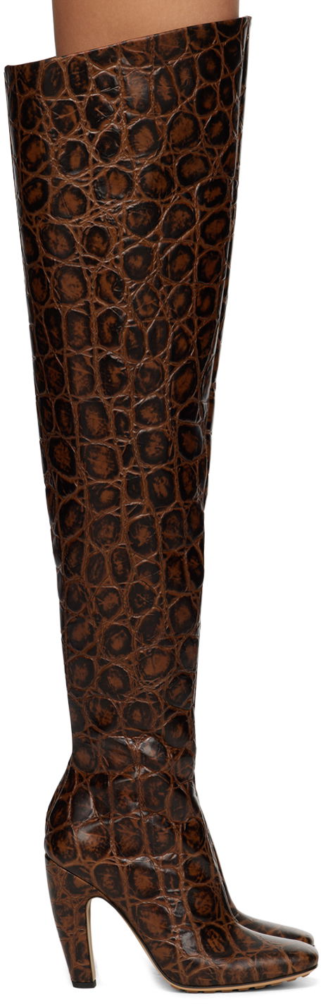 Bottega Veneta Canalazzo Over-The-Knee Boots