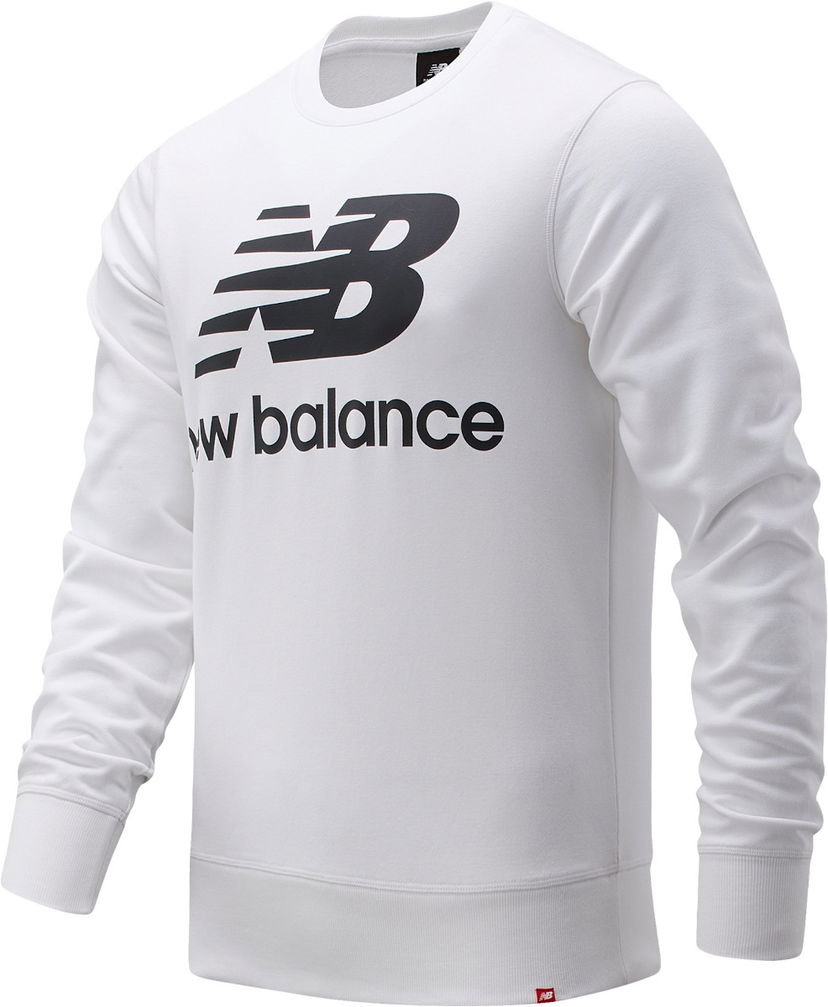 Суитчър New Balance New Balance Essentials Sweatshirt Бяло | mt03560wt