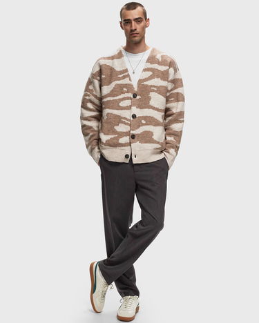 Пуловер ØLÅF WAVY DRIFT KNITTED CARDIGAN Кафяво | M180705-BRUNETTE, 1