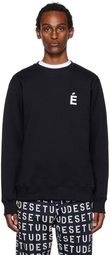 Пуловер Études Études Story Patch Sweatshirt Черно | C00ME202OC16BK, 0