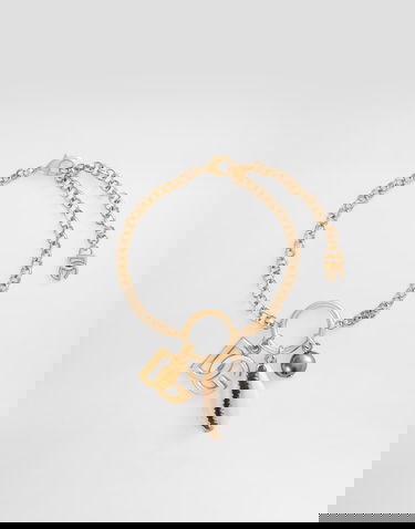 Гривна Dolce & Gabbana Dolce & Gabbana DG Logo Charm Bracelet Металик | WBR5C1W1111ZOO00, 3