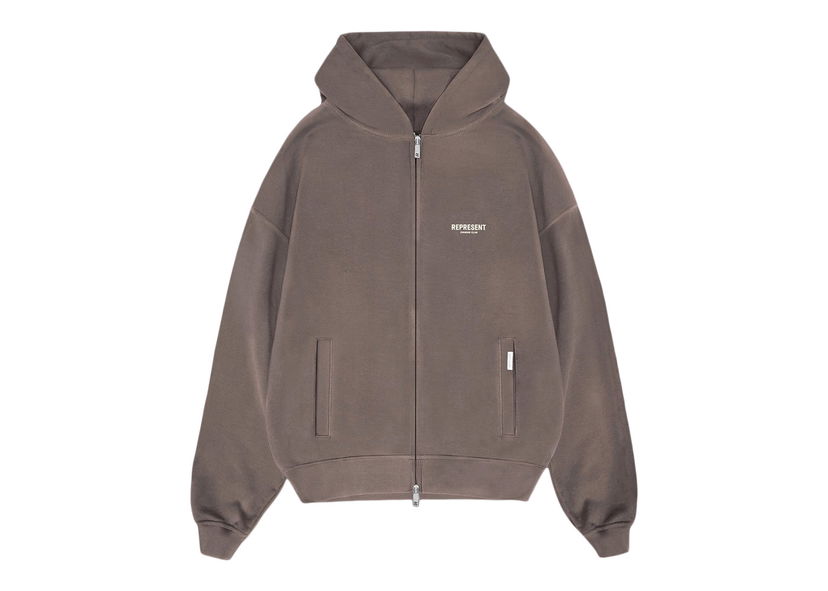 Суитчър Represent Clo Represent Owners Club Zip Hoodie Fog Сиво | MH4039-292
