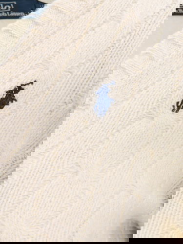 Пуловер Polo by Ralph Lauren Cable Knit Sweater Бяло | 211910422001, 5