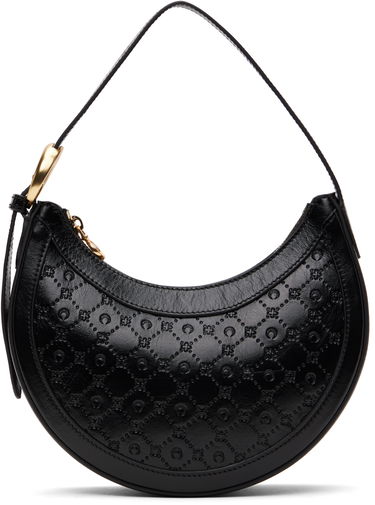 Дамска чанта Marine Serre Marine Serre Moonogram Embossed Leather Eclips Mini Bag Черно | WBA002A CLEA0051, 0