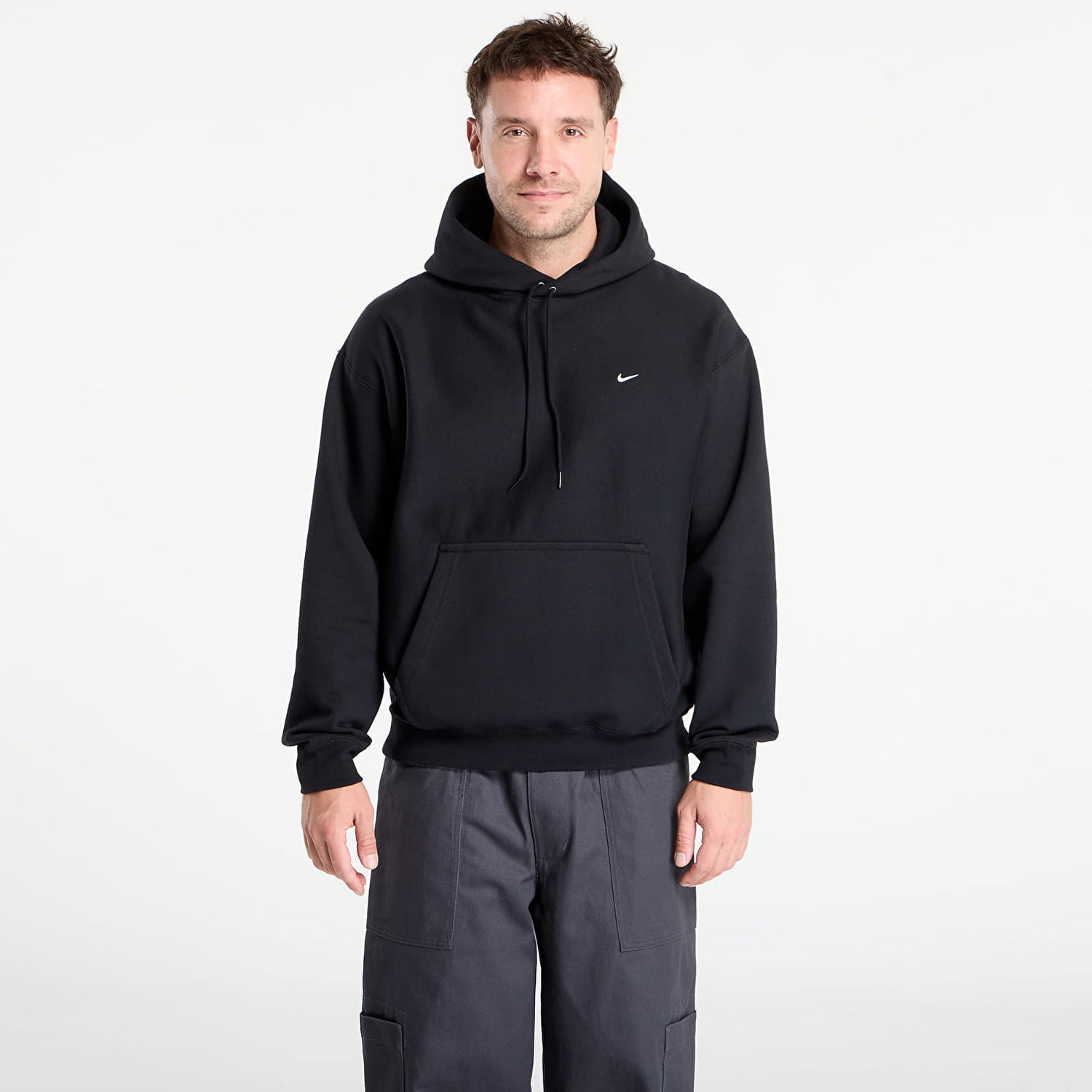 Суитчър Nike Solo Swoosh Pullover Hoodie Черно | HV1082-010, 0