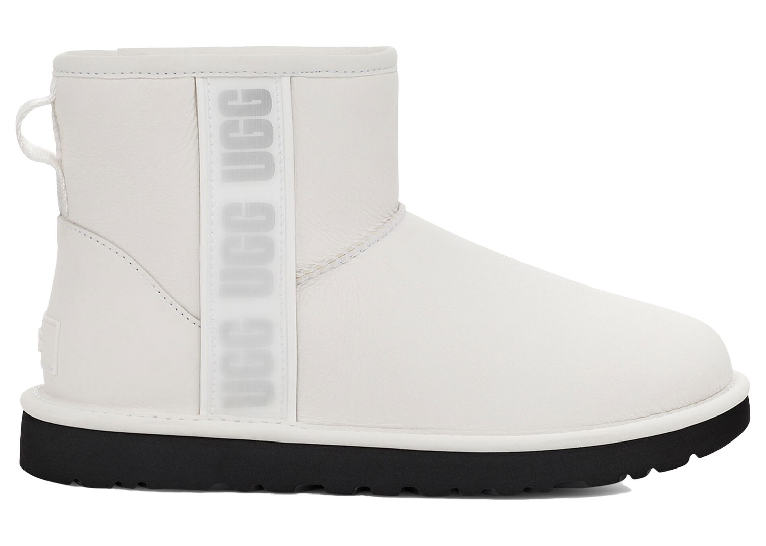 Кецове и обувки UGG Classic Mini Side Logo Boot Бяло | 1133490-UMWH, 0