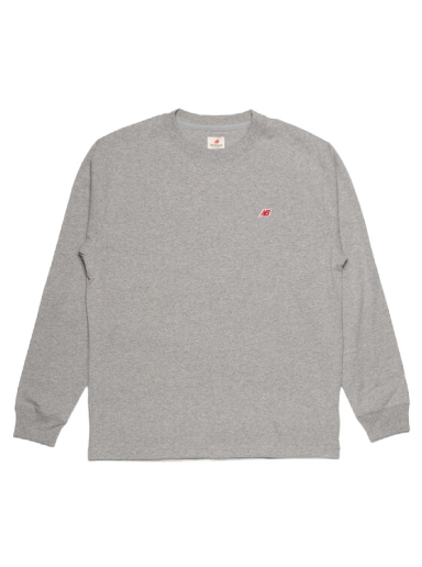 Тениска New Balance Made in USA Long Sleeve Tee Сиво | MT21542_AG