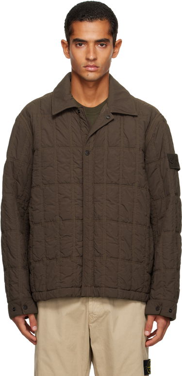Яке Stone Island Stone Island Nylon Smerigliato Quilted Jacket Зелено | K2S15 4100099 S00F6, 0