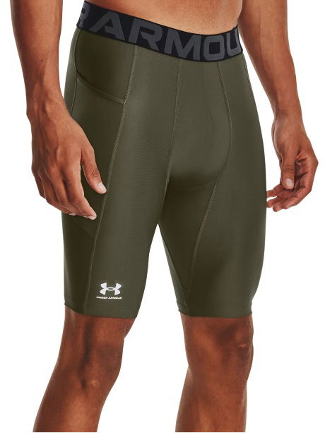 Къси панталони Under Armour HG Armour Compression Long Shorts with Pocket Зелено | 1361602-390