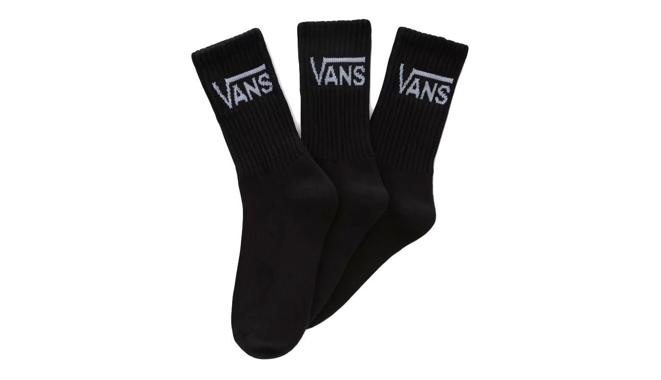 Чорапи Vans Classic Crew Socks 3 Pack Черно | VN0A49ZFXZD, 1