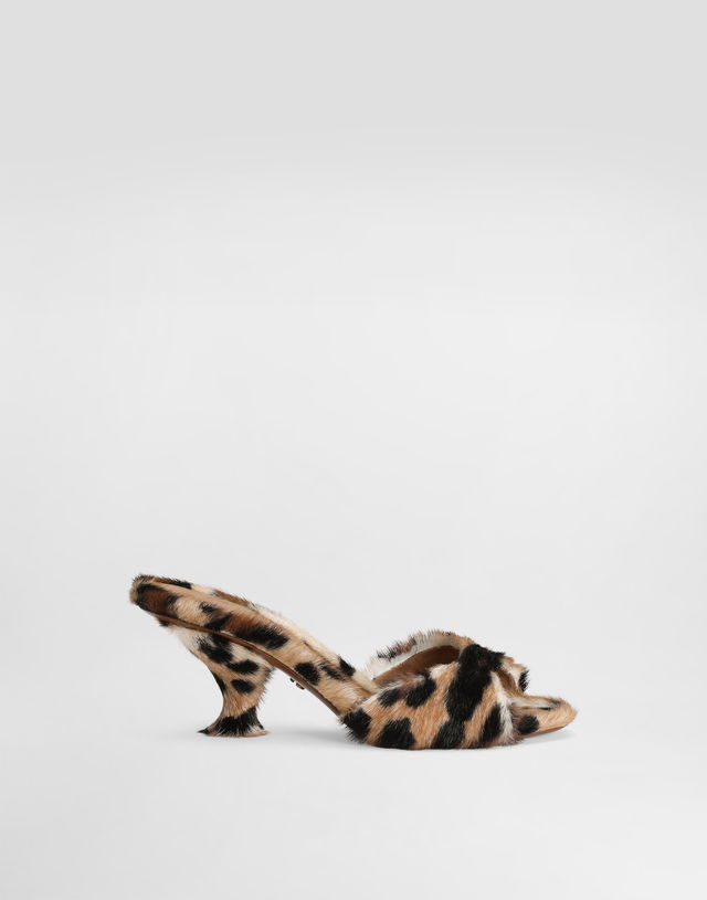 Leopard-print Keira Mules