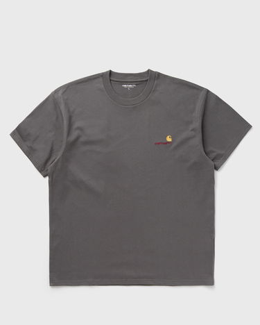 Тениска Carhartt WIP American Script T-Shirt Сиво | I029956-33C.XX, 2