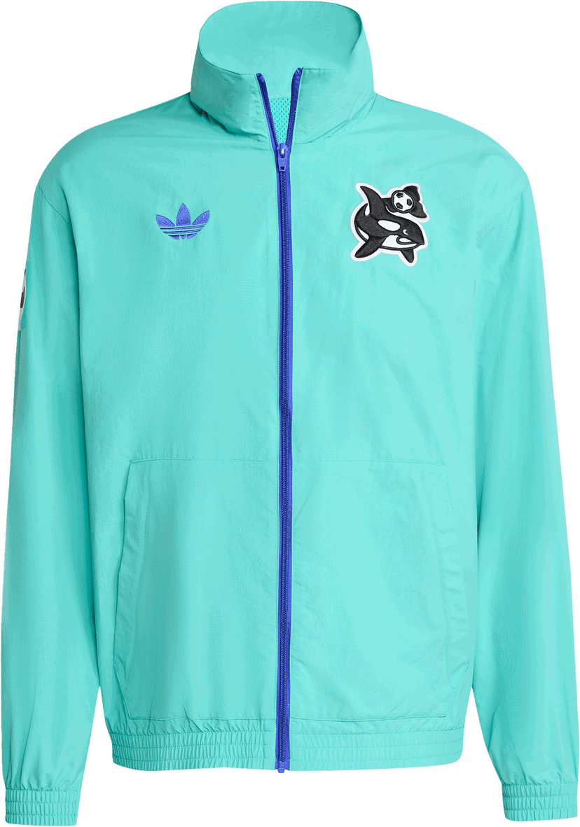 Ветровка adidas Originals Originals Seattle Sounders FC Anthem Jacket Тюркоазено | jm5026