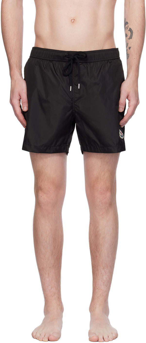 Бански Moncler Patch Swim Shorts Черно | J10912C0000453326, 0