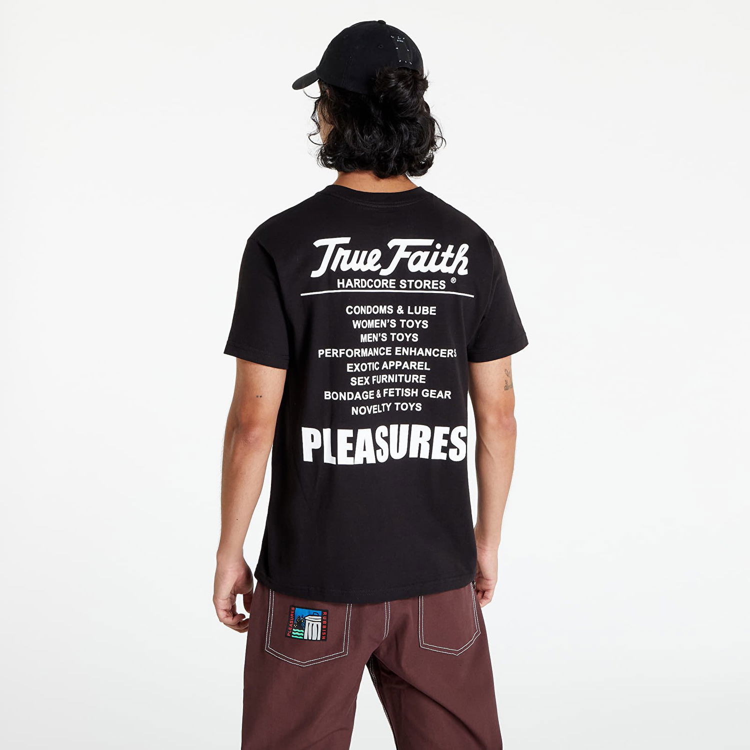 Тениска Pleasures Faith T-Shirt Черно | P22F058 BLACK, 1