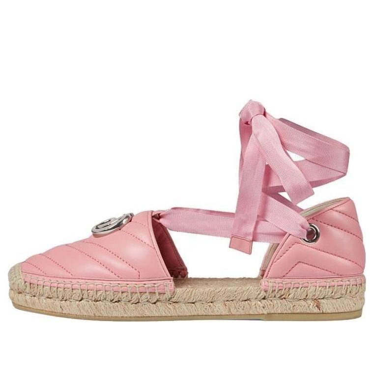 Кецове и обувки Gucci Espadrilles With Interlocking G Розово | 628148-BTMO0-5815