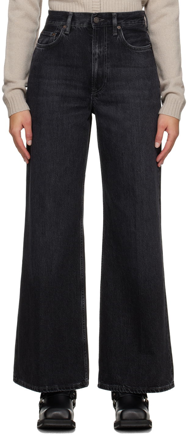 Дънки Acne Studios Relaxed-Fit Jeans Черно | A00463-, 0