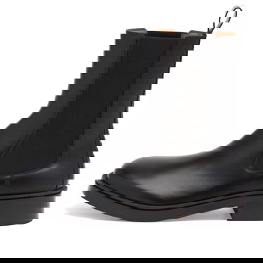 Кецове и обувки Alexander McQueen Leather Boot Черно | 809946-WIACN-1000, 0