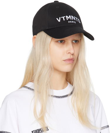 Шапка с козирка VETEMENTS VTMNTS Paris Logo Cap Черно | VL20CA300BW, 1