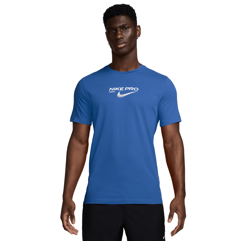 Тениска Nike M NK DF TEE PRO TRAINING Синьо | HV4131-411