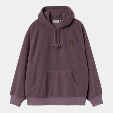 Суитчър Carhartt WIP Carhartt WIP Hooded Helix Fleece Sweatshirt Лилаво | I035598_48, 0