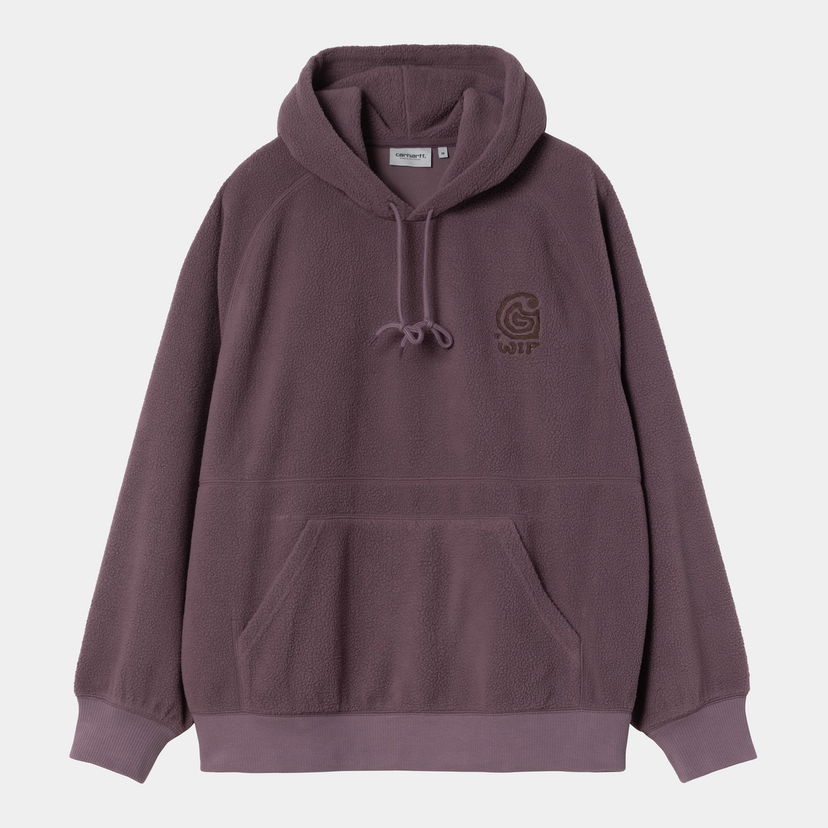 Суитчър Carhartt WIP Carhartt WIP Hooded Helix Fleece Sweatshirt Лилаво | I035598_48