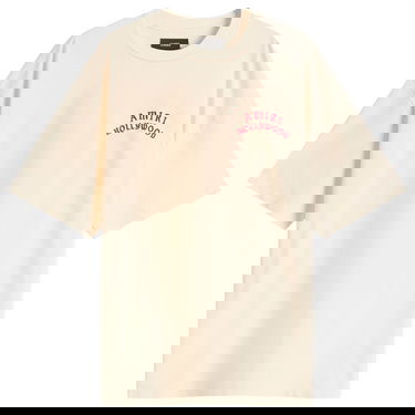Тениска AMIRI AMIRI Hollywood Oversized T-Shirt, Size Large Бежово | AMJYTE1204-IvoryRed, 0