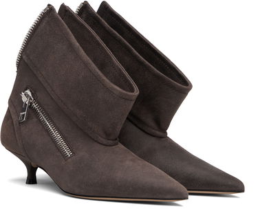 Кецове и обувки JW Anderson JW Anderson Biker Kitten Heel Boots Кафяво | BT0105-LA0319, 3