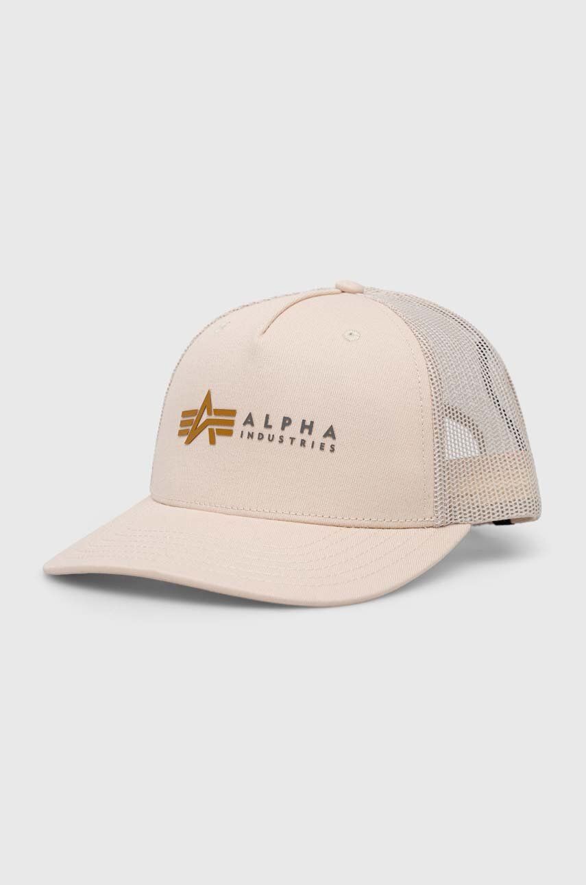 Шапка с козирка Alpha Industries Cap Бежово | 106901.578, 0