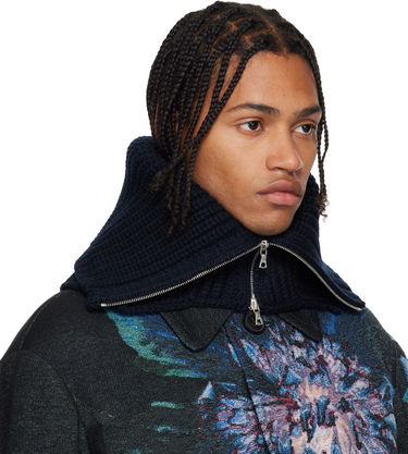 Шал Dries Van Noten Dries Van Noten Ribbed Zipped Wool Collar Многоцветен | 252-021214-2707, 3