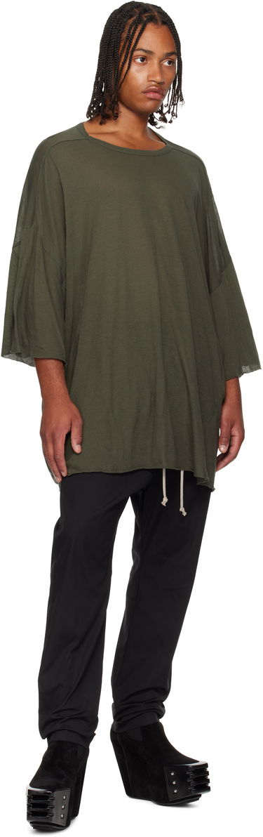 Тениска Rick Owens Rick Owens Concordians Tommy T-Shirt Зелено | RU02E1283 UC, 3