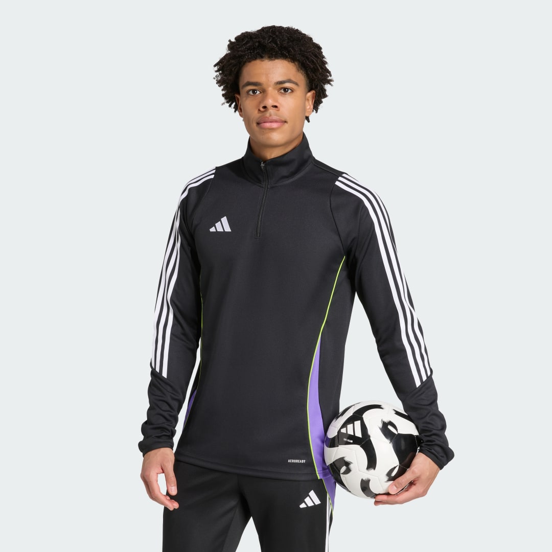 Суитчър adidas Performance Tiro 24 Training 1/4 Zip Top Черно | JW4375, 0