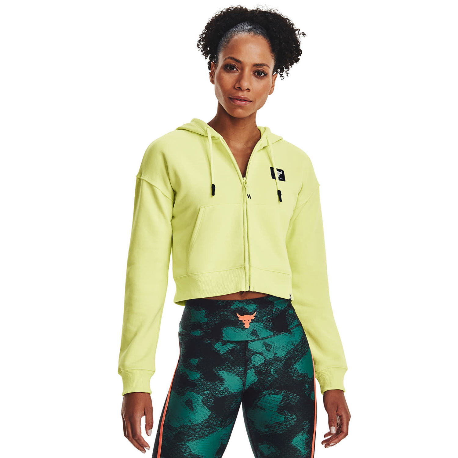 Суитчър Under Armour Project Rck Hw Terry Fz Green Зелено | 1377446-391, 0