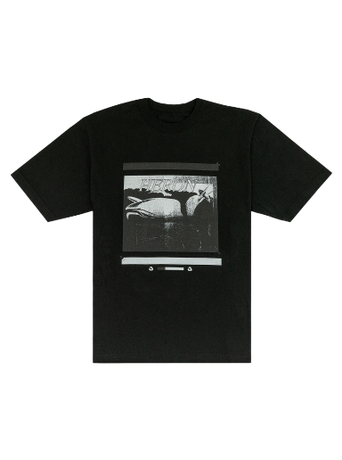 Тениска HERON PRESTON Misprinted Tee Черно | HMAA032S23JER0061010