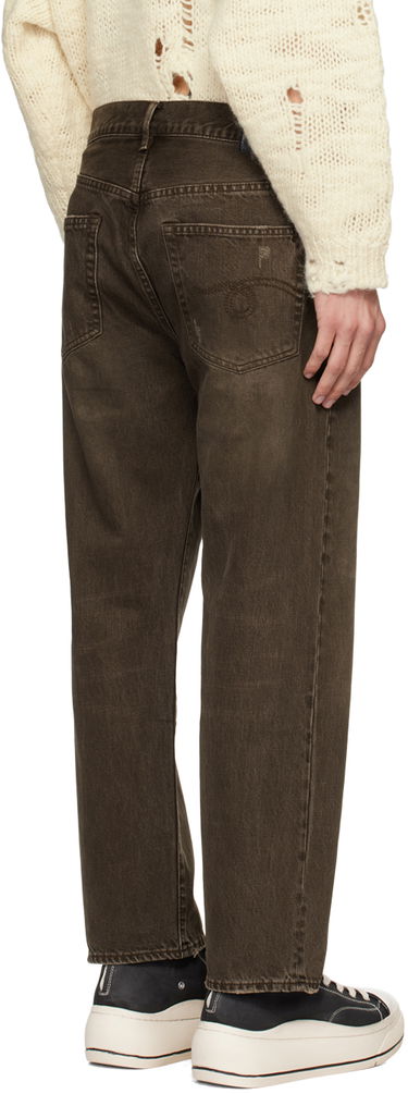 Дънки R13 R13 Boyfriend Jeans Кафяво | R13M5083-D251A, 2