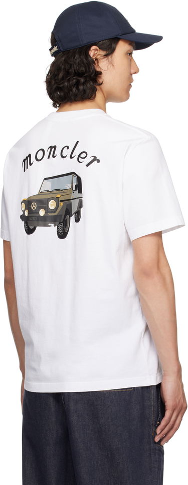 Шапка с козирка Moncler Moncler Genius Mercedes-Benz by NIGO Crewneck T-Shirt Тъмно синьо | K14018C0000489AB9, 2