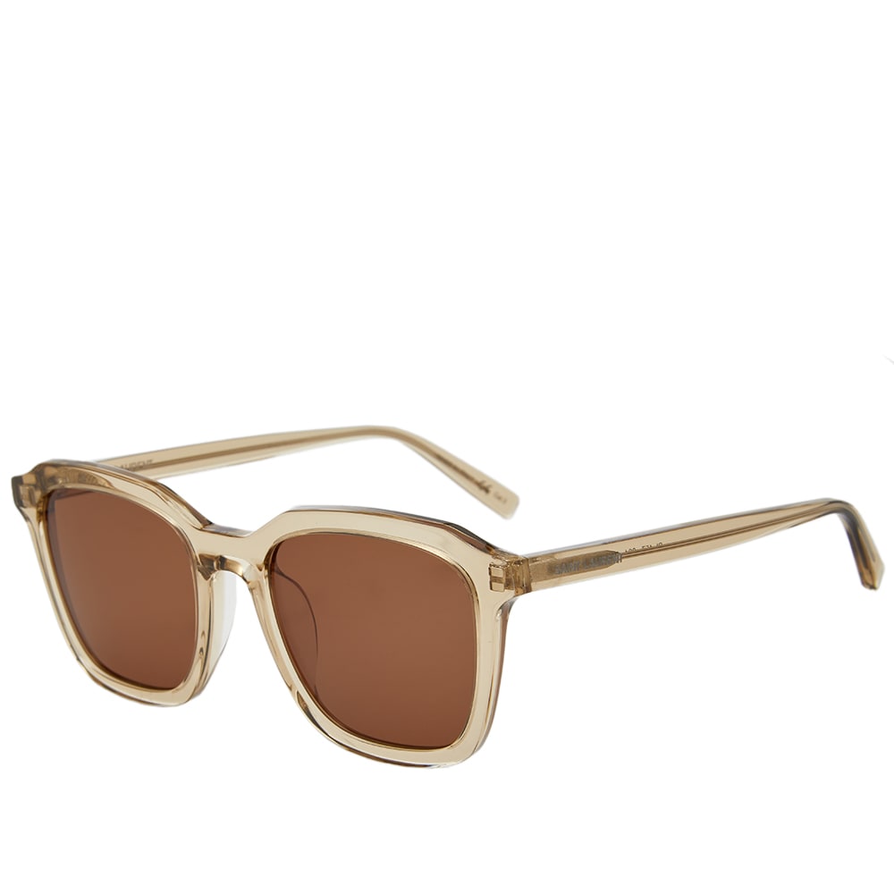 Слънчеви очила Saint Laurent Saint Laurent SL 457 Square Sunglasses Кафяво | 30011253004, 0