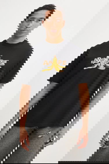 Тениска AAPE by A Bathing Ape Theme Main Graphic Banana Peel T-Shirt Черно | AAPTEM1751XXP, 0