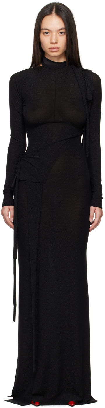 Pокля Ottolinger Ottolinger Deconstructed Maxi Dress Черно | 1040301921, 0