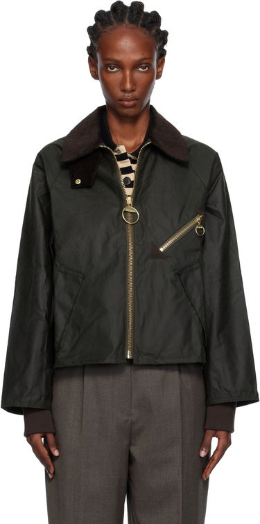 Яке Barbour Arlene Waxed Jacket Зелено | LWX1482OL52, 0