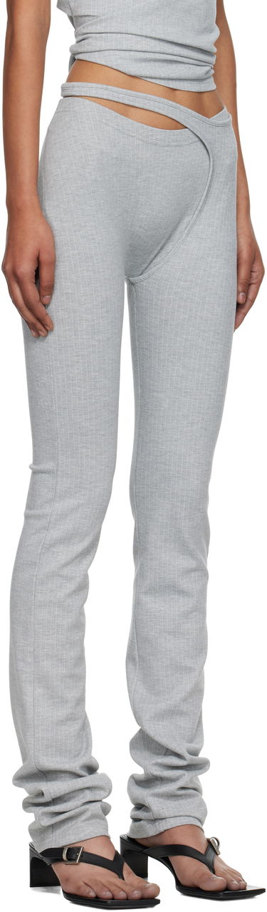 Клинове Ottolinger Ottolinger Ada Pinstriped Leggings Сиво | 102-800603-04, 1
