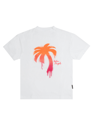 Тениска Palm Angels The Palm Classic Tee Бяло | PMAA001F22JER0110132