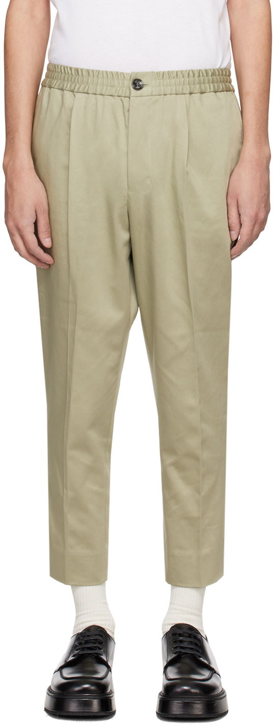 Панталони AMI Four-Pocket Trousers Зелено | HTR206.CO0009, 0