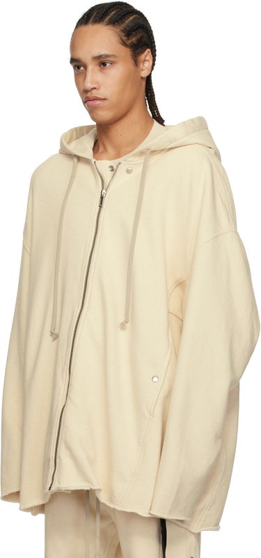 Суитчър Rick Owens Rick Owens DRKSHDW Peter Zipped Hoodie Бежово | DU01E3289 FN, 3